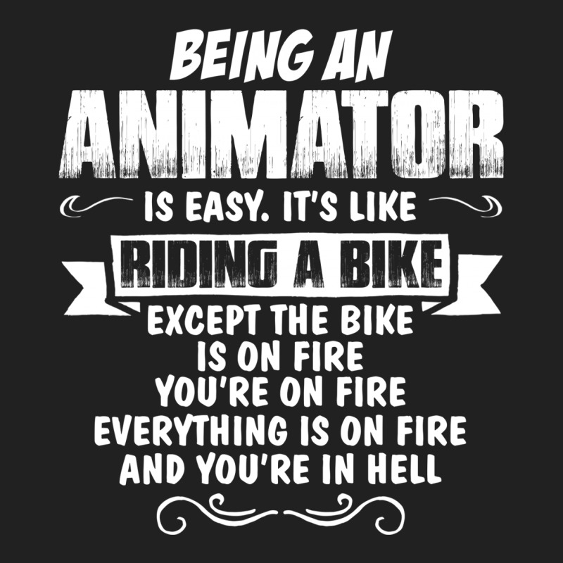 Being An Animator Basic T-shirt by tshiart | Artistshot