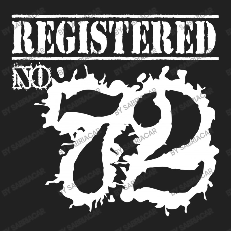 Registered No 72 Basic T-shirt | Artistshot