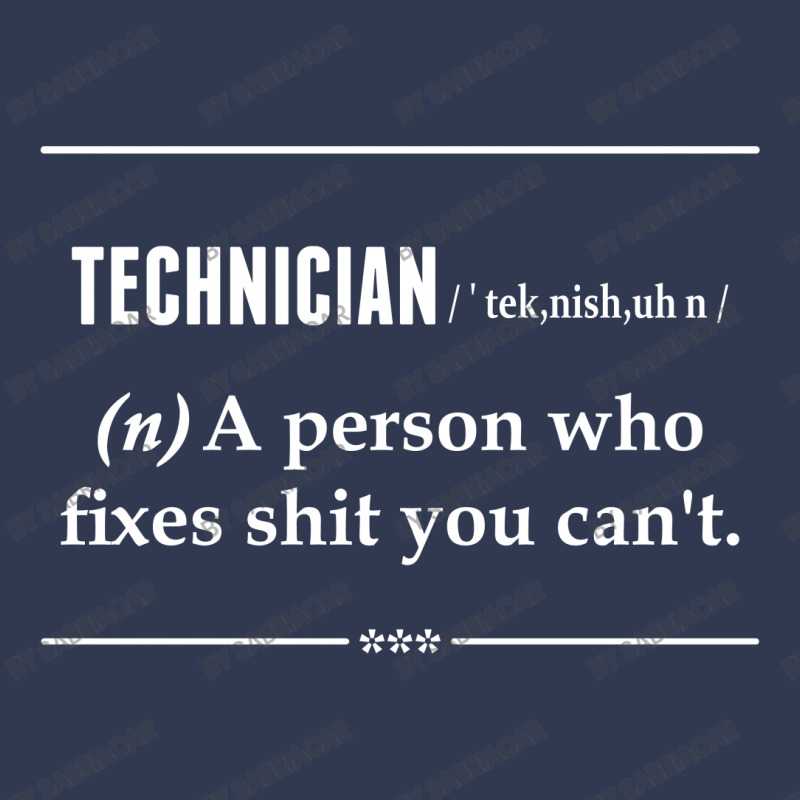 Technician Noun Basic T-shirt | Artistshot