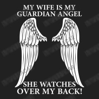 My Wife Is My Guardian Angel Basic T-shirt | Artistshot