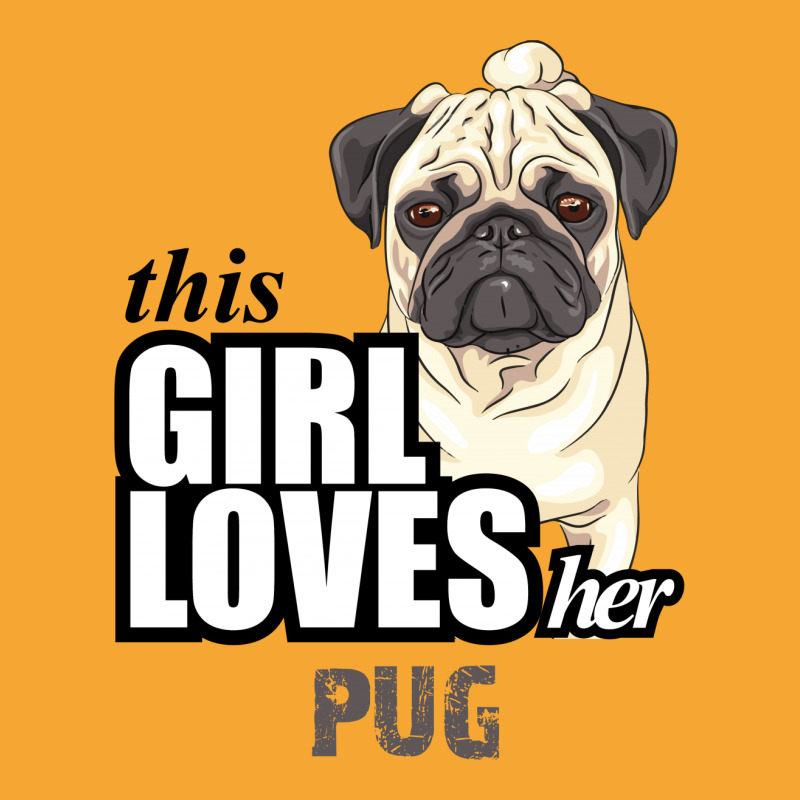 This Girl Loves-her Pug Basic T-shirt | Artistshot