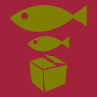 Big Fish Little Fish Cardboard Box Basic T-shirt | Artistshot