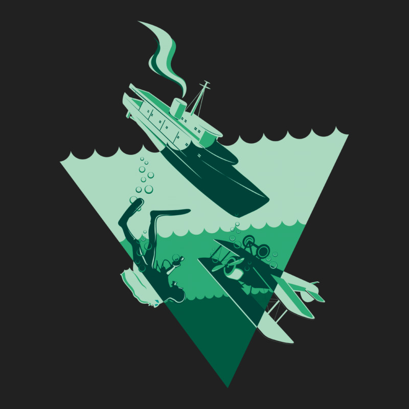 Bermuda Triangle Basic T-shirt by DitreamX | Artistshot