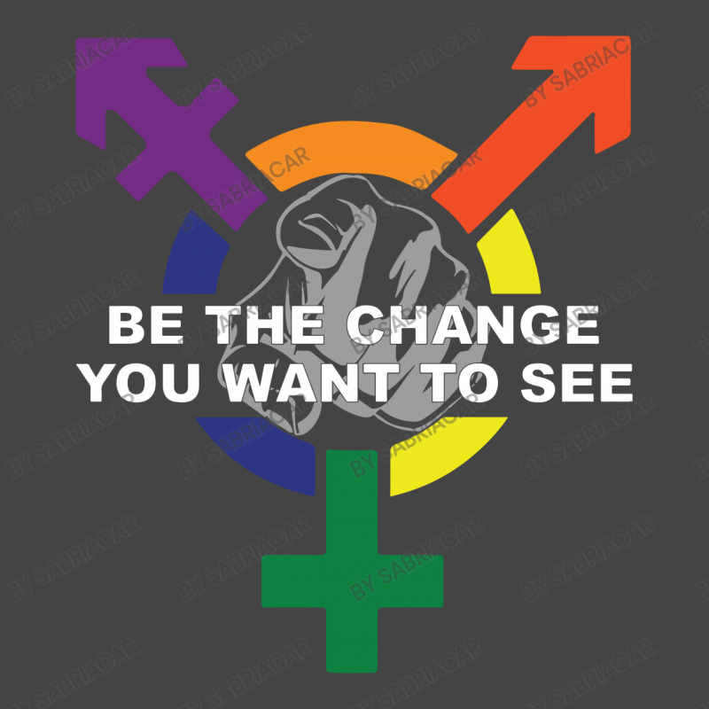 Be The Change You Want To See ( Lgbt ) Basic T-shirt by SabriAcar | Artistshot