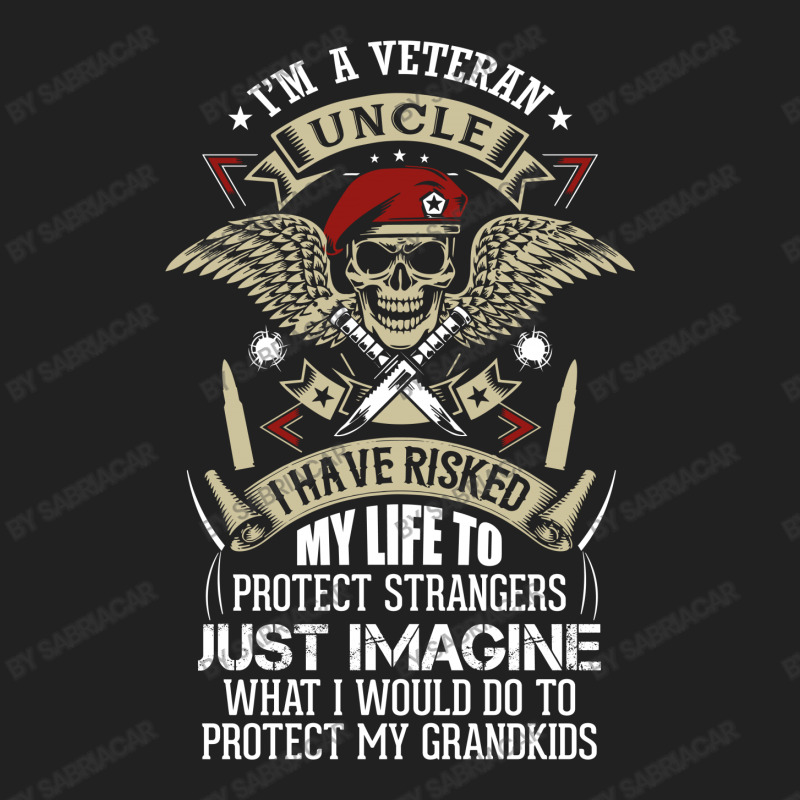 I'm A Veteran Uncle T Shirt Basic T-shirt by SabriAcar | Artistshot