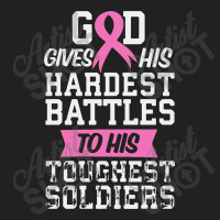 God Gives His Hardest Battles Basic T-shirt | Artistshot