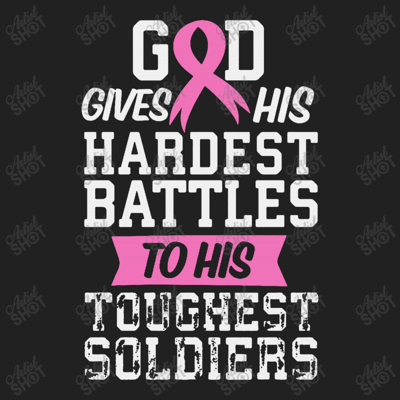 God Gives His Hardest Battles Basic T-shirt | Artistshot