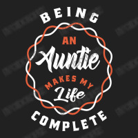 Being An Auntie Makes My Life Basic T-shirt | Artistshot