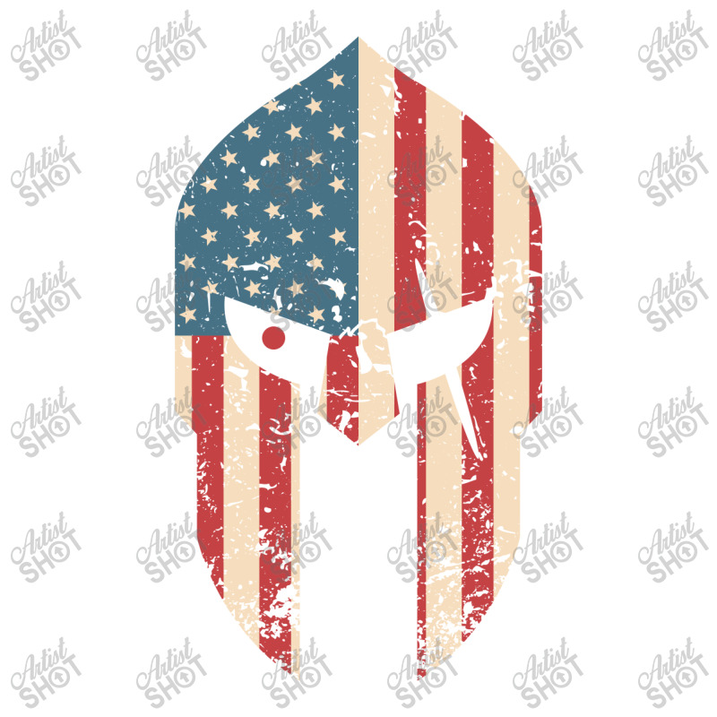 Spartan Warrior Helmet American Usa Flag | Ancient Greek Sticker | Artistshot