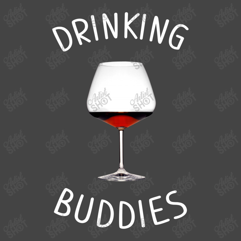 Drinking Buddies Wine Wide Glasses Basic T-shirt by Artees Artwork | Artistshot