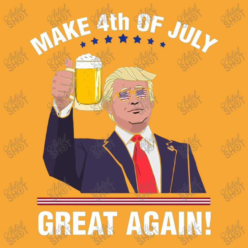 Trump Make 4th Of July Great Again Basic T-shirt | Artistshot