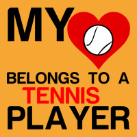 My Heart Belongs To A Tennis Player Basic T-shirt | Artistshot