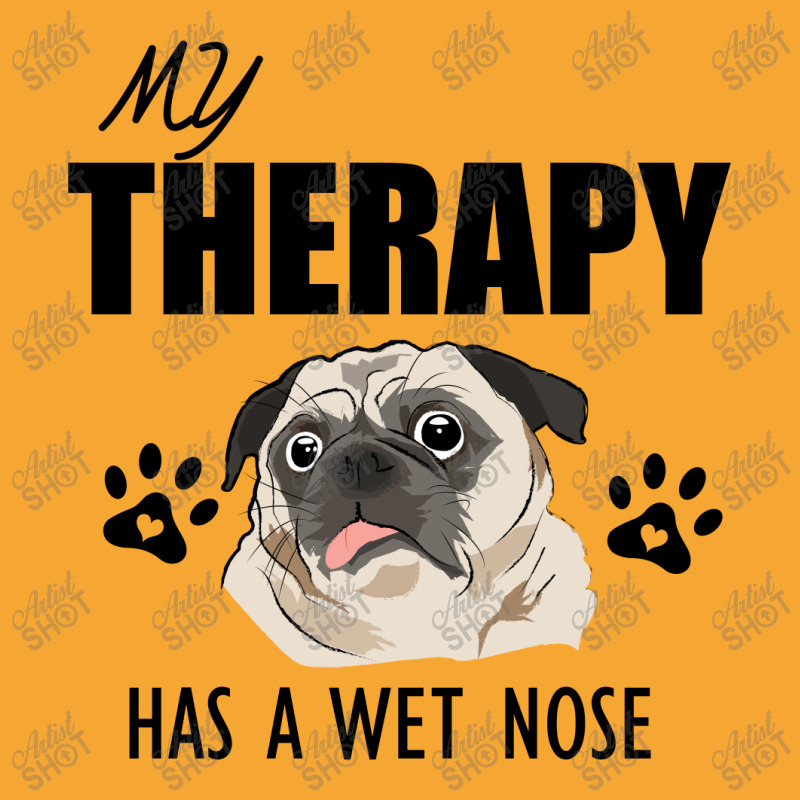 My Therapy Has A Wet Nose Basic T-shirt by cogentprint | Artistshot