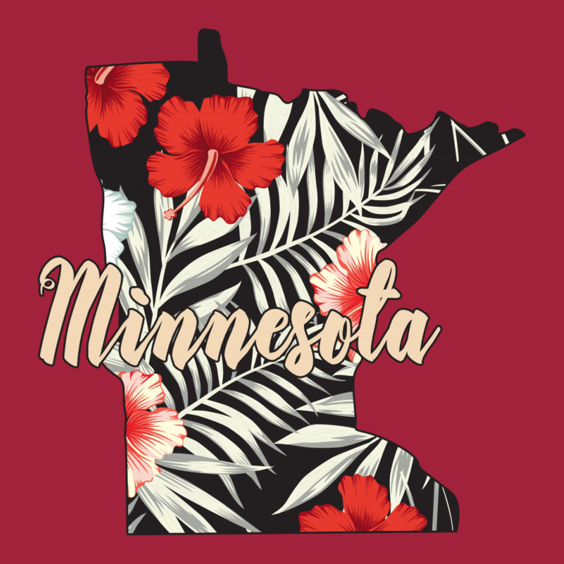 Minnesota Map Basic T-shirt | Artistshot