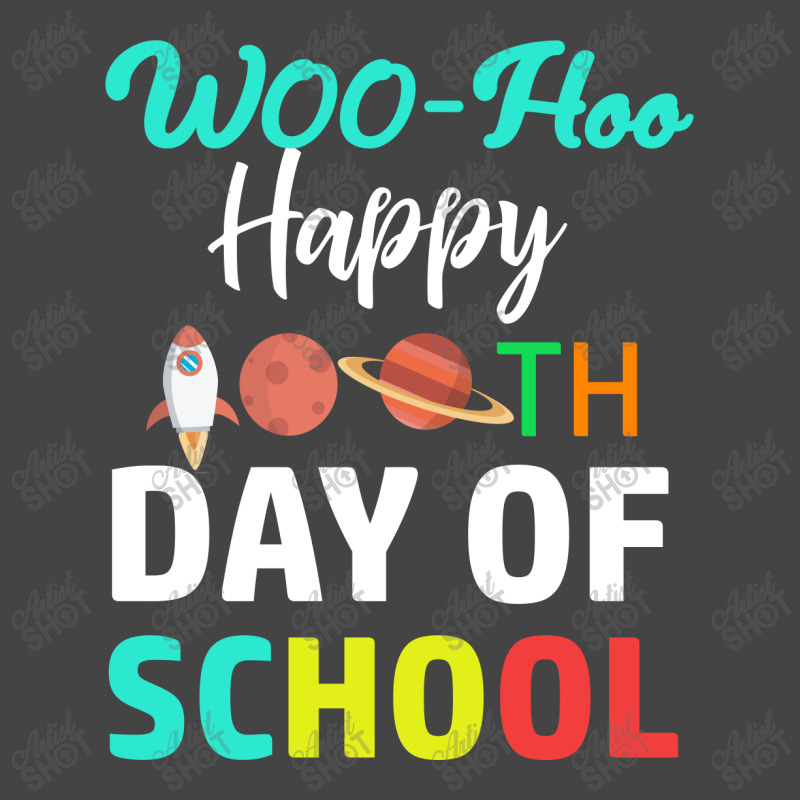 Woo-hoo Happy 100th Day Of School Basic T-shirt | Artistshot