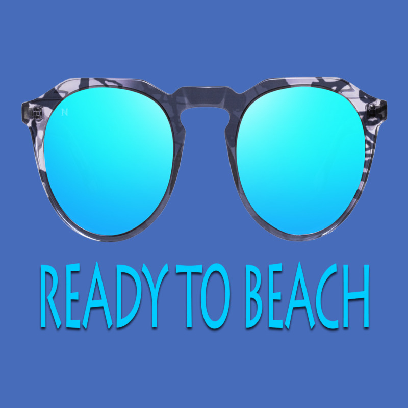 Ready To Beach Basic T-shirt by Ran Studio | Artistshot