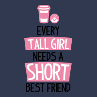 Every Tall Girl Needs A Short Best Friend Funny Basic T-shirt | Artistshot