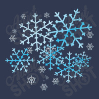 Blue Snowflakes Basic T-shirt | Artistshot