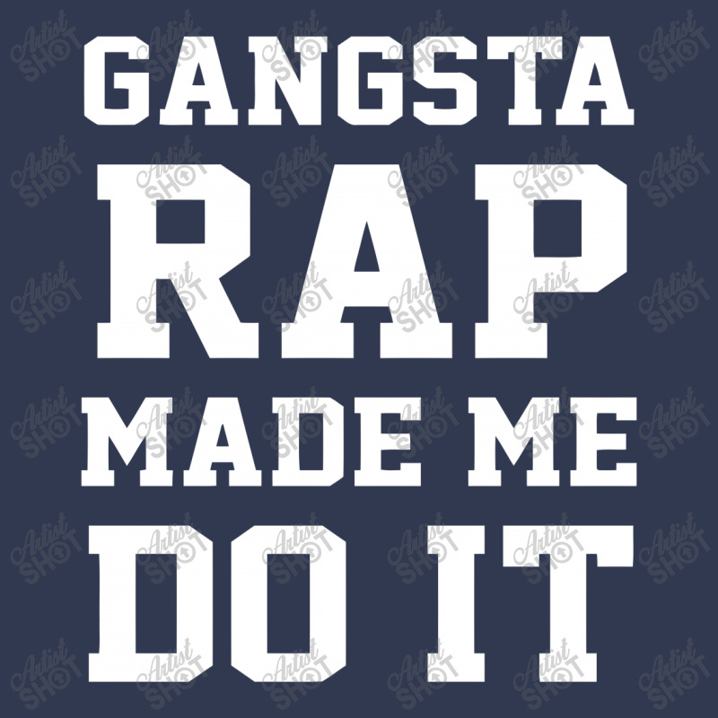 Gangsta Rap Made Me Do It Basic T-shirt | Artistshot