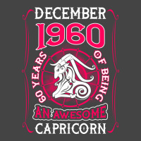 December 1960 60 Years Of Being Capricorn Basic T-shirt | Artistshot