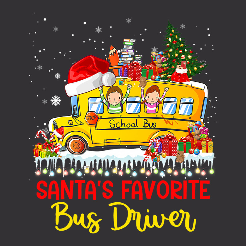 Santas Favorite School Bus Driver Christmas Lights Vintage Short by SweetCurl | Artistshot