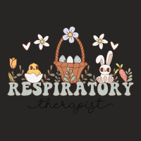 Spring Respiratory Therapist Therapy Easter Rt Pul Ladies Fitted T-shirt | Artistshot