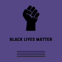 Simple Black Lives Matter In Black And White Letters - Protest Gifts Basic T-shirt | Artistshot