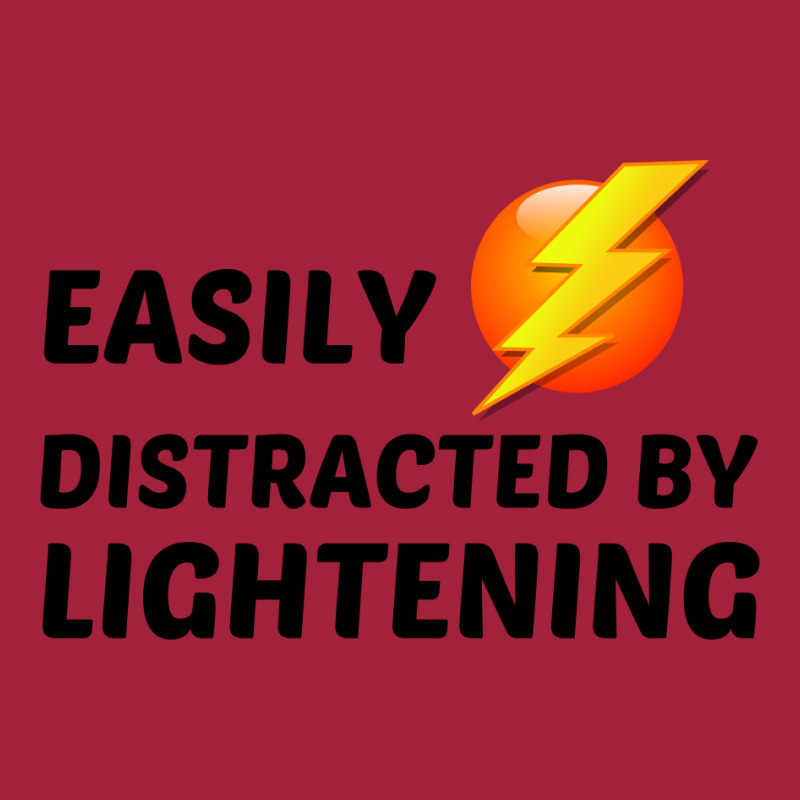 Lightening Easily Distracted Basic T-shirt by Perfect Designers | Artistshot