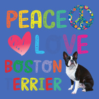 Peace Love   Boston Terrier Basic T-shirt | Artistshot