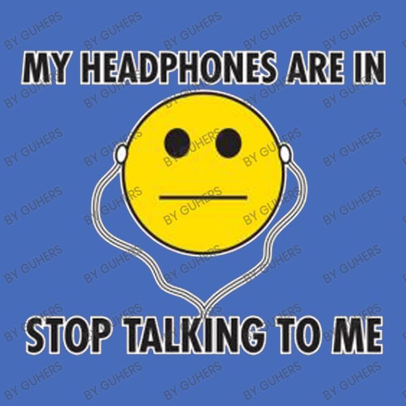 My Headphones Are In Basic T-shirt by guhers | Artistshot