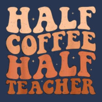 Half Coffee Half Teacher Men Denim Jacket | Artistshot