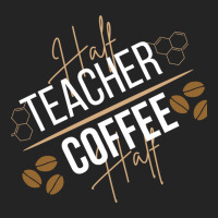 Half Coffee Half Teacher 3/4 Sleeve Shirt | Artistshot