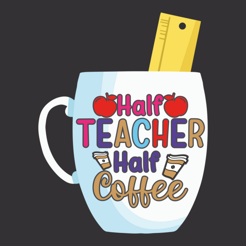 Half Coffee Half Teacher Vintage Hoodie And Short Set by JOHN CHAVEZ | Artistshot