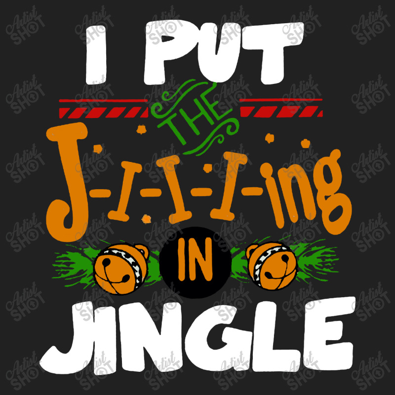 Jingle Christmas Basic T-shirt by Nicole Tees | Artistshot