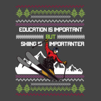 Education Is Important Skiing Basic T-shirt | Artistshot