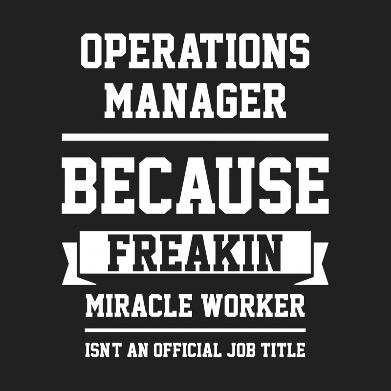 Operations Manager - Cool Gift Job Basic T-shirt | Artistshot