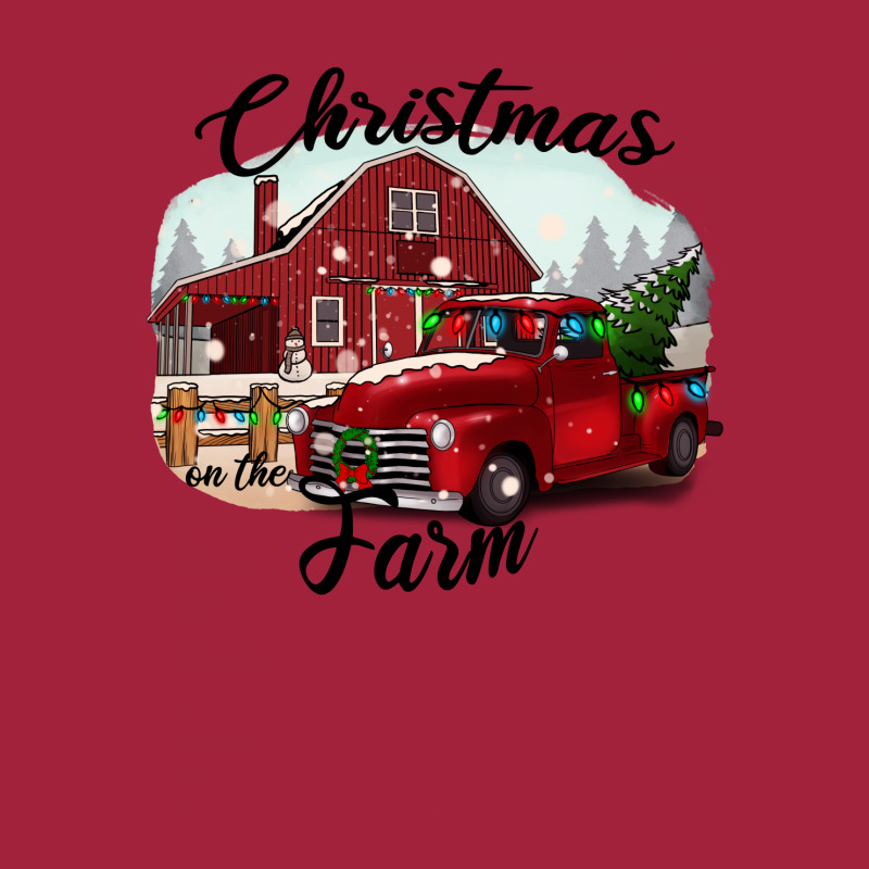 Farm On The Truck Christmas Basic T-shirt by Apollo | Artistshot