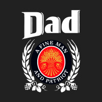 Dad A Fine Man And Patriot Basic T-shirt | Artistshot