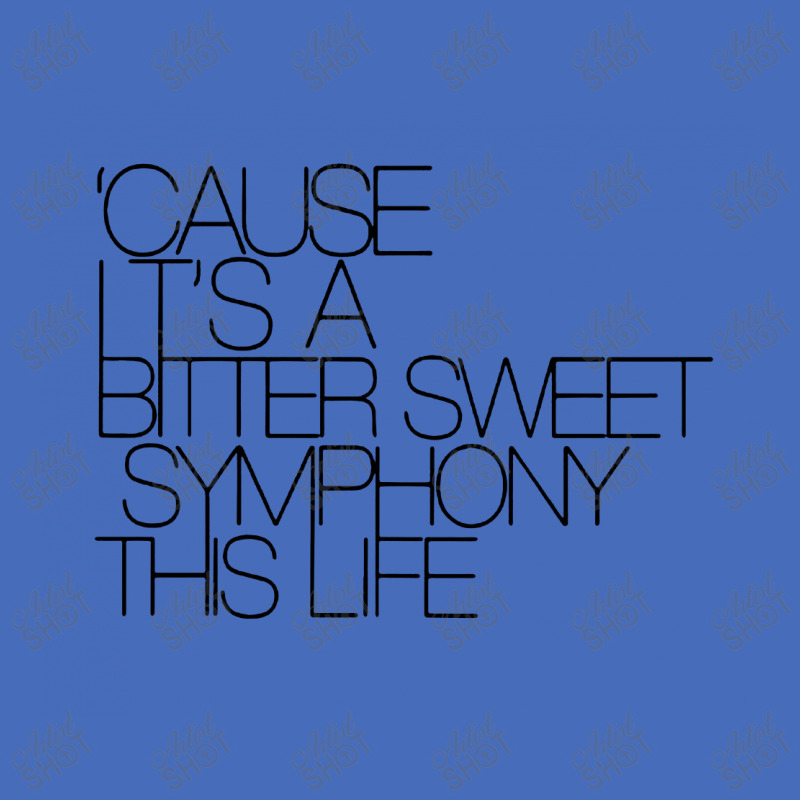 Cause I'ts Bitter Sweet Symphony This Life Black Style Basic T-shirt by Woko Art | Artistshot