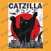 Vintage Catzilla Japanese Sunset Style Basic T-shirt | Artistshot