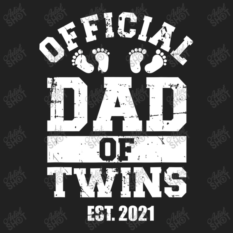 Official Dad Of Twins 2021 T Shirt Basic T-shirt | Artistshot