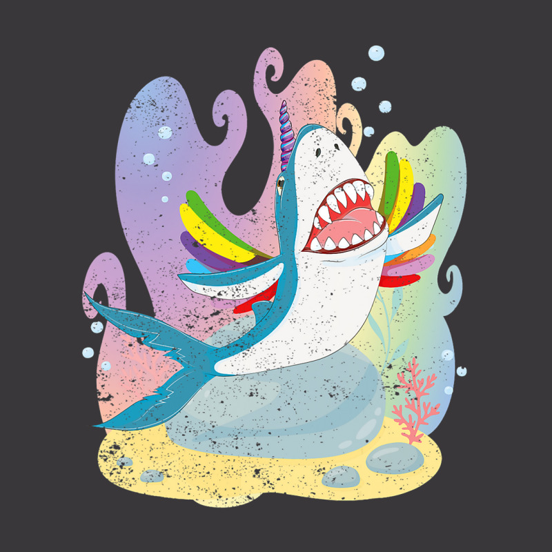 Sharkicorn Cute Ocean Animal Magical Shark Unicorn Ladies Curvy T-Shirt by MaximilianoMonroe | Artistshot