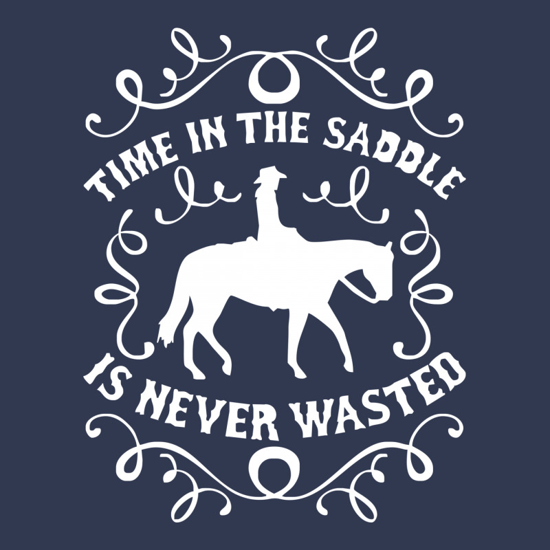 Time In The Saddle Is Never Wasted Basic Youth T-shirt by CUSER388 | Artistshot