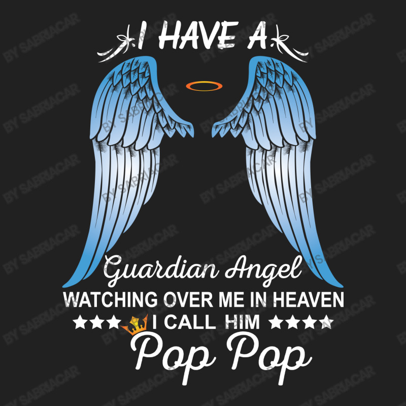 My Pop Pop Is My Guardian Angel Basic Youth T-shirt by SabriAcar | Artistshot