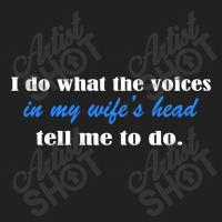 I Do What The Voices In My Wifes Head Basic Youth T-shirt | Artistshot