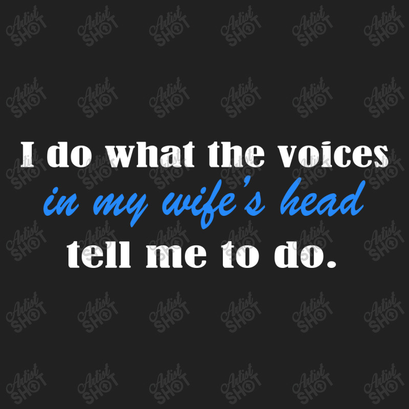 I Do What The Voices In My Wifes Head Basic Youth T-shirt | Artistshot