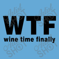 Wtf - Wine Time Finally (black) Basic Youth T-shirt | Artistshot