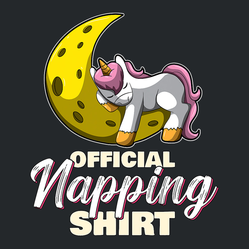 Sleeping Unicorn Nap Time Official Napping Crewneck Sweatshirt by ClementePare | Artistshot