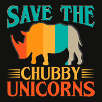 Save The Chubby Unicorn Funny Fat Rhino Animal Rig Scorecard Crop Tee | Artistshot