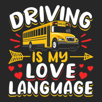 School Bus Driver Vintage Driving Is My Love Langu Women's Pajamas Set | Artistshot